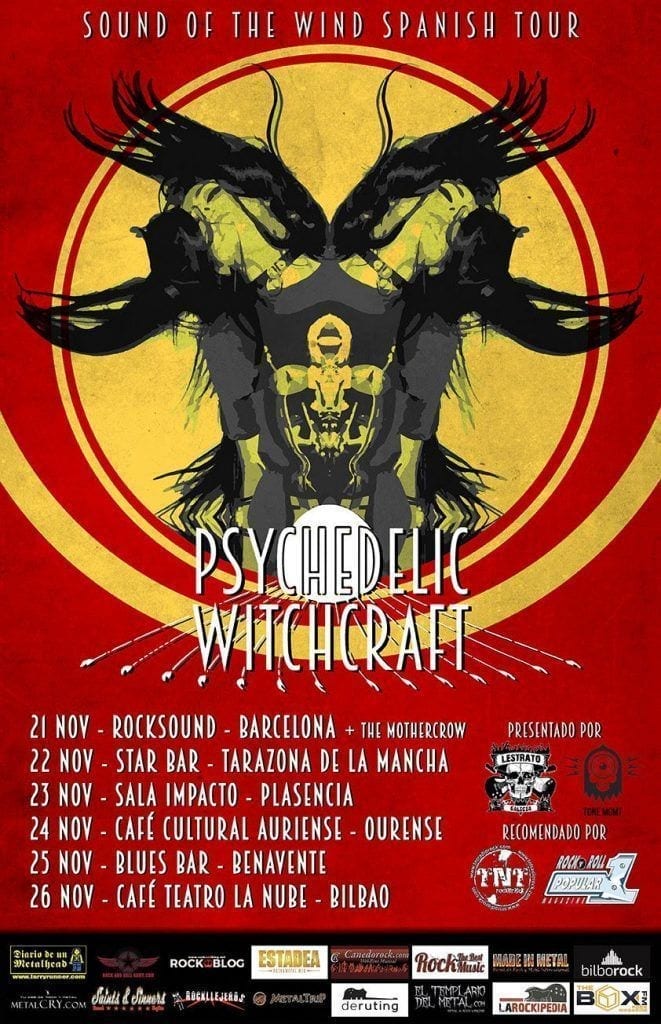 conciertso de rock and blog psychedelic witchcraft gira