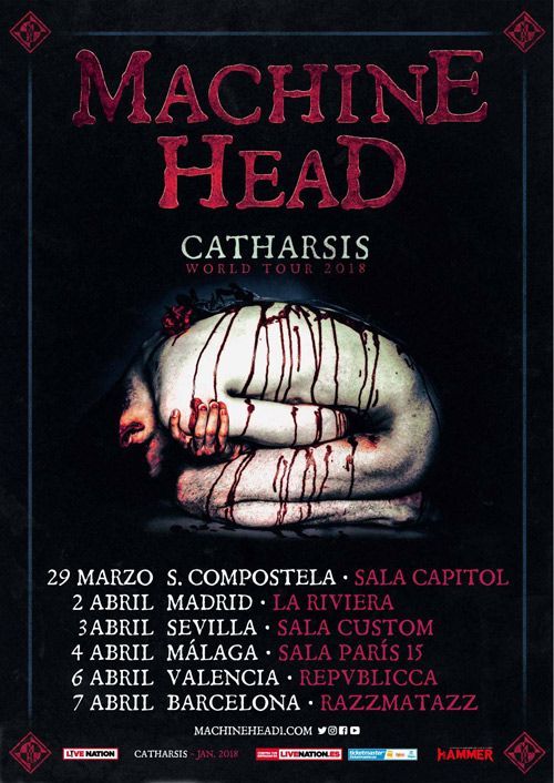 Machine Head de gira por España