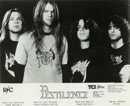 Pestilence rock and blog especial band