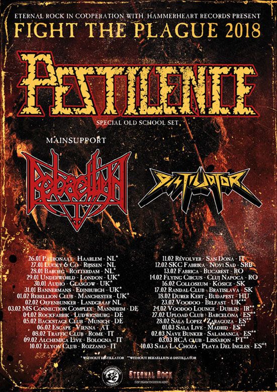 Pestilence rock and blog especial band cartel