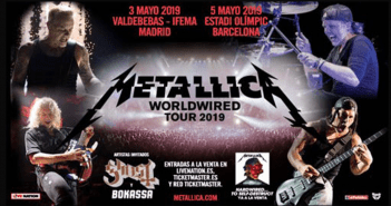 METALLICA + GHOST en mayo en Madrid y Barcelona gira-metallica-madrid-barcelona-2019