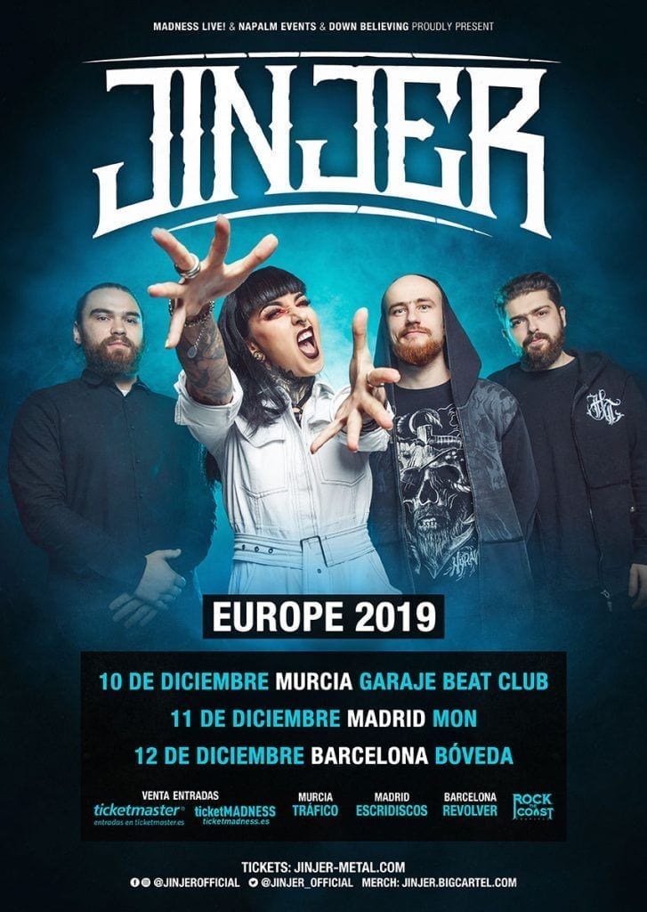 Jinjer spain2019 - rock and blog