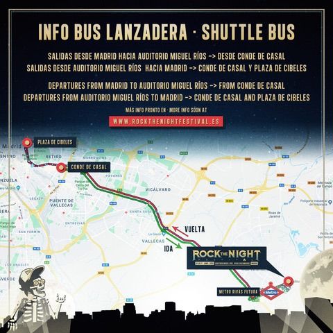 Autobuses rock the night festival