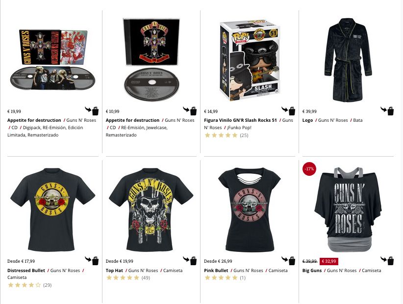 Gnr merch - rock and blog