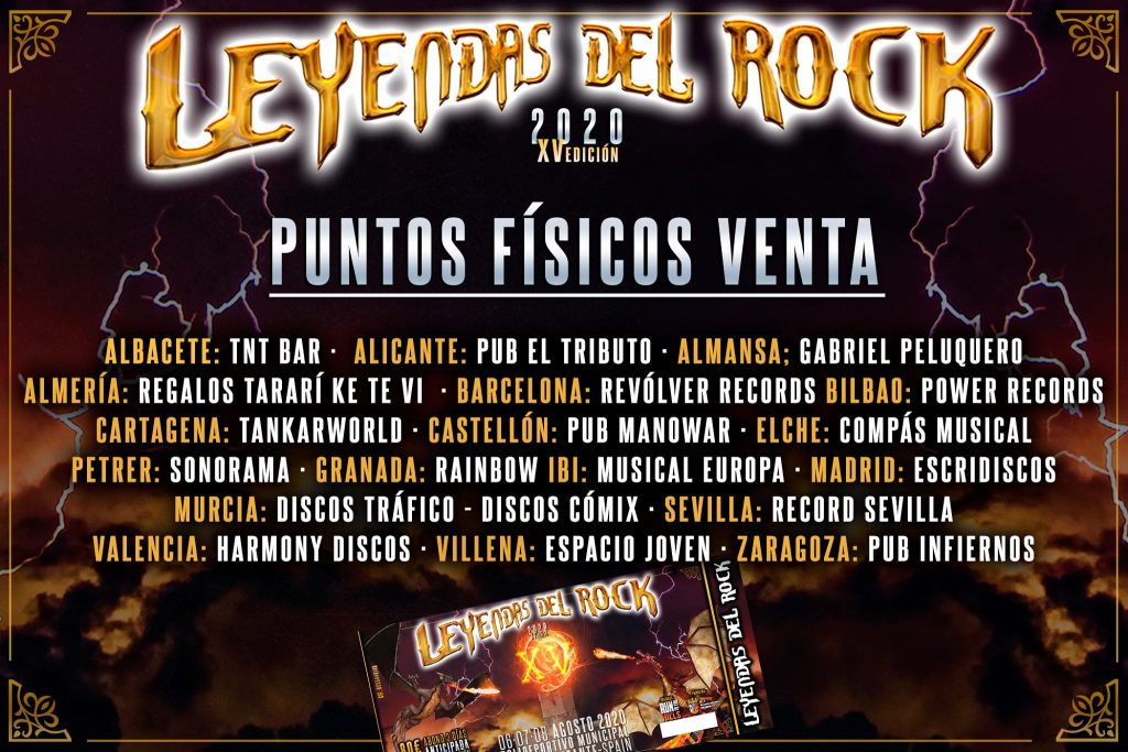 Puntos de venta ldr - rock and blog