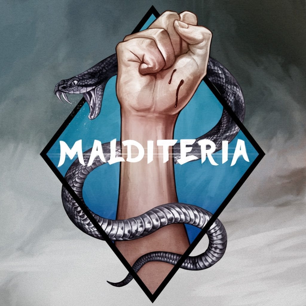 Malditeria logo - rock and blog