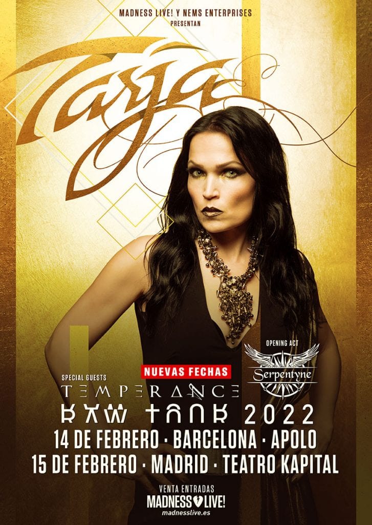 Tarja madrid barcelona - rock and blog