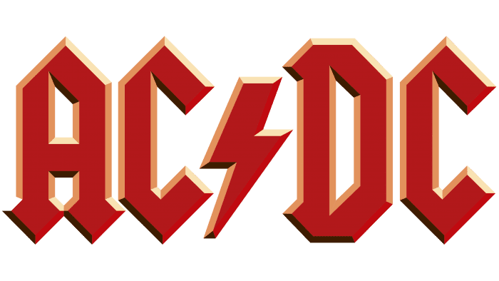 Logotipo oficial de AC/DC