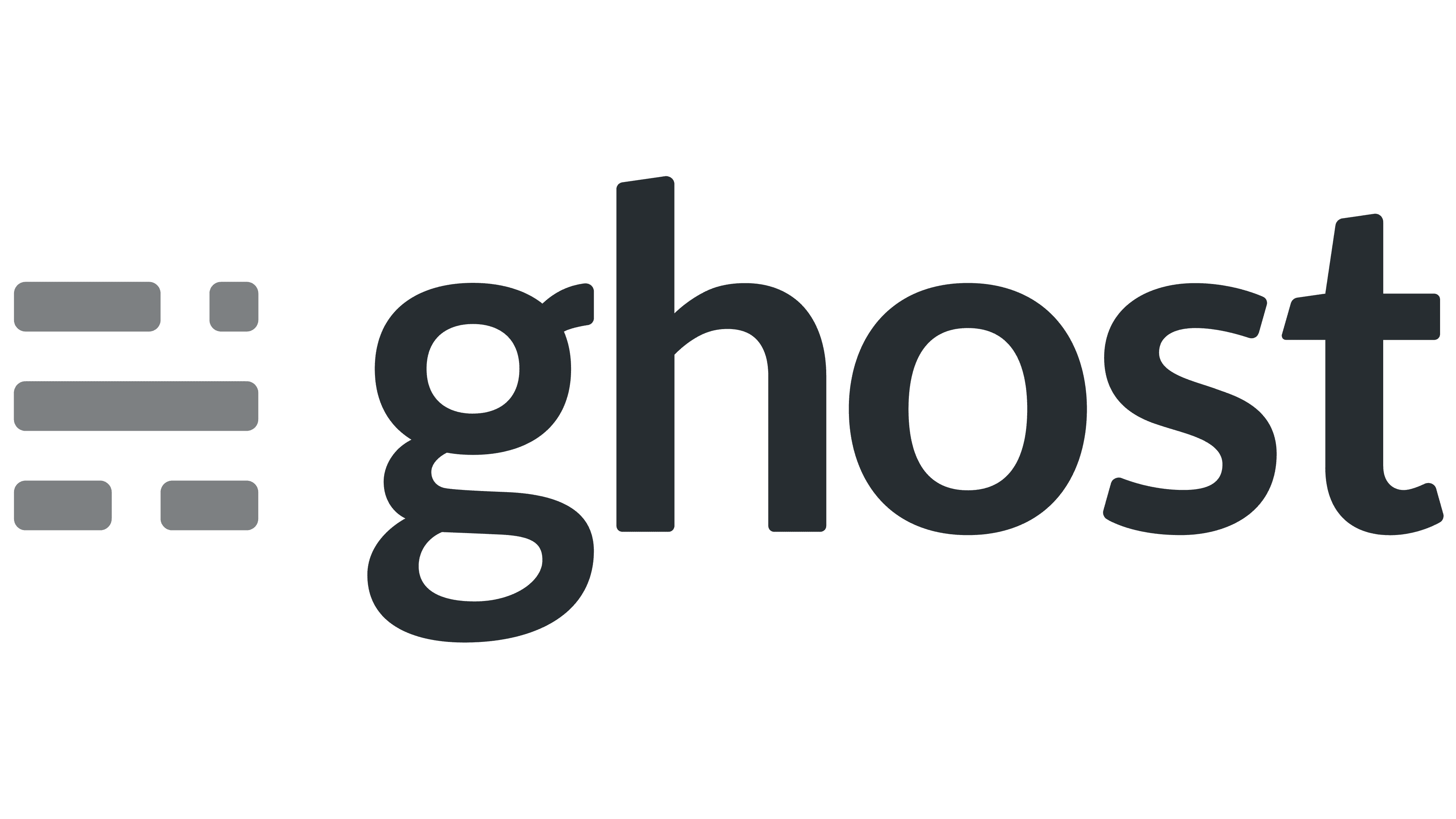 Logotipo oficial de Ghost