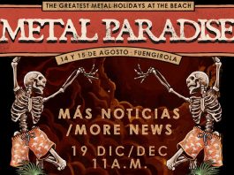 anuncio metal paradise festival