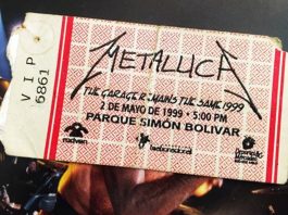 metallica colombia 1999