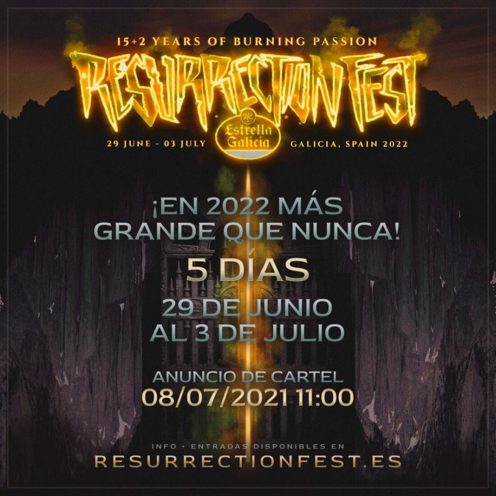 Anunico resurrection fest 5 dias 2022 - rock and blog