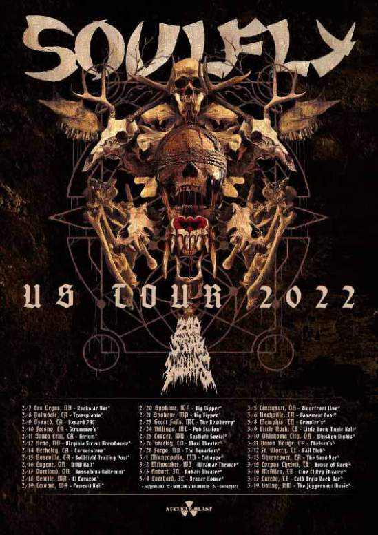 Soulfly tour 2022