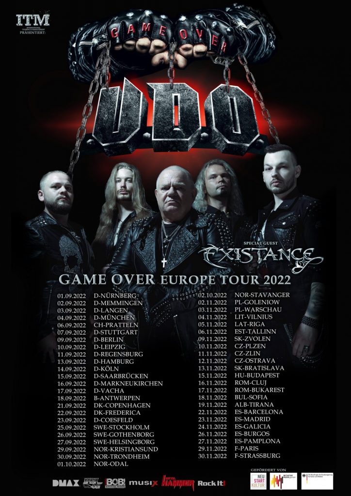 Udo world tour start - rock and blog