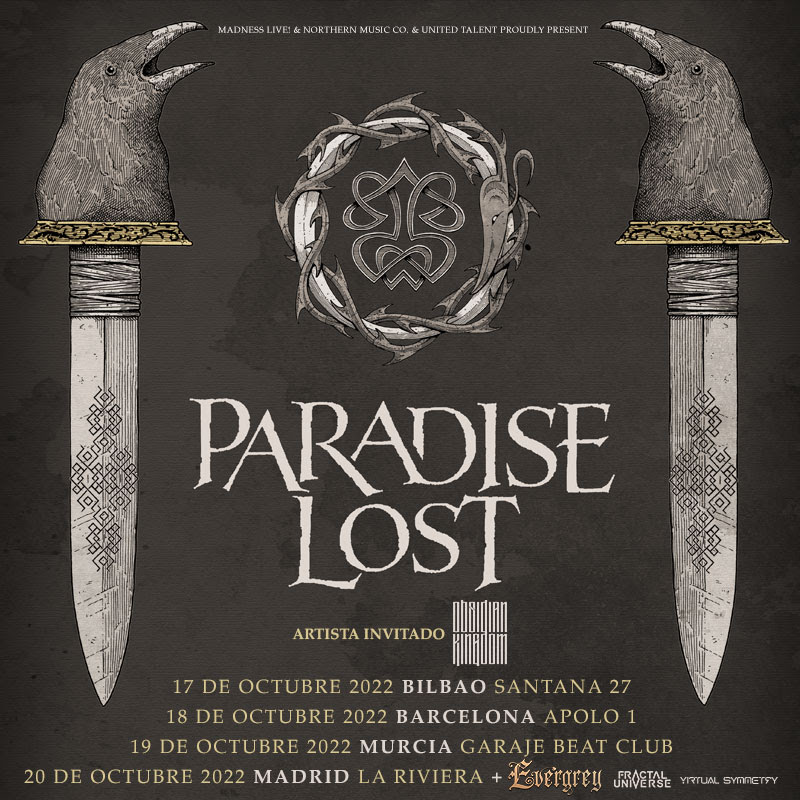 Paradise lost tour 2022 - rock and blog