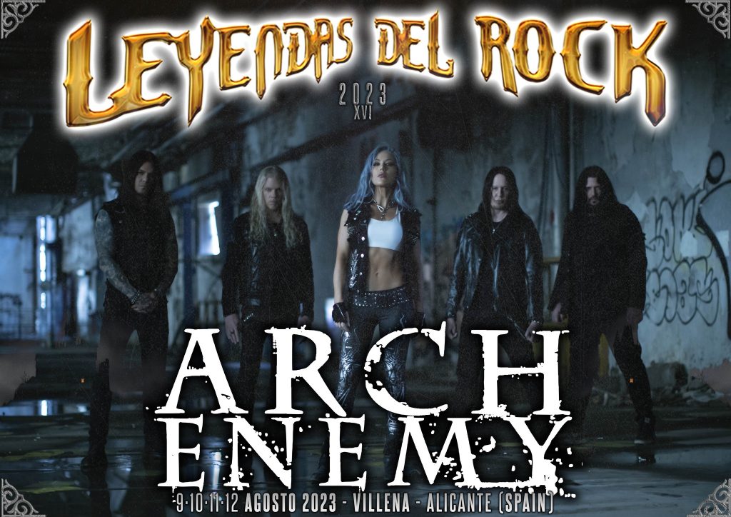 Arch enemy leyendas del rock 2023 - rock and blog