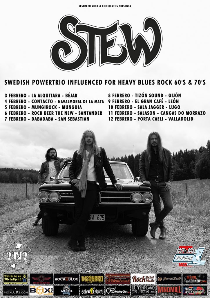 Cartel gira stew febrero 2023 - rock and blog