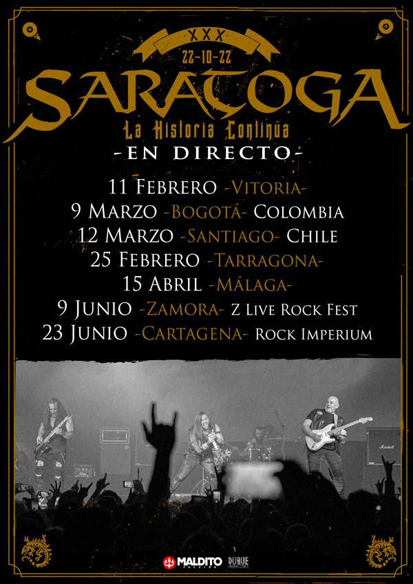 Conciertos saratoga 2023 - rock and blog