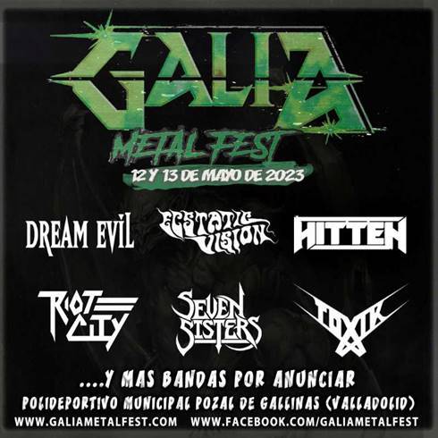Galia metal fest 2023 - rock and blog