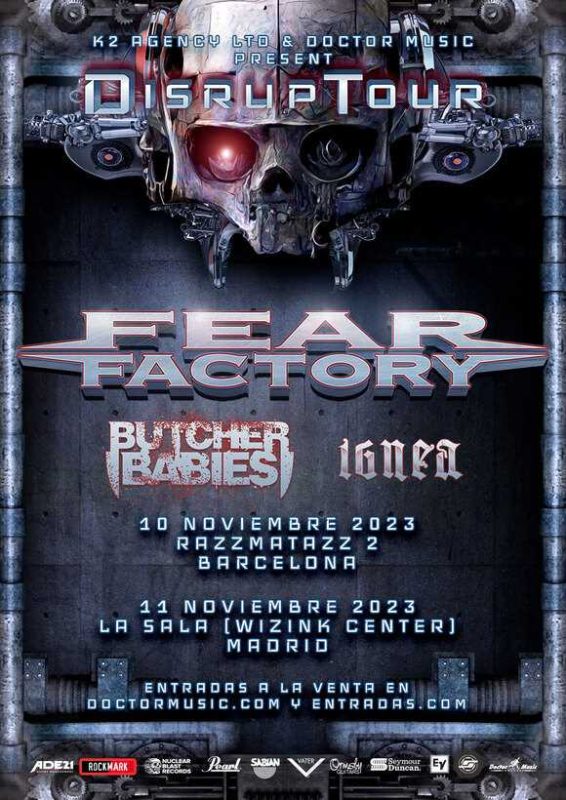Fear factory tour - rock and blog