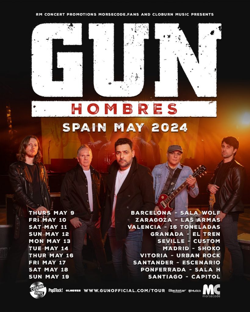 Gun gira mayo 2024 - rock and blog
