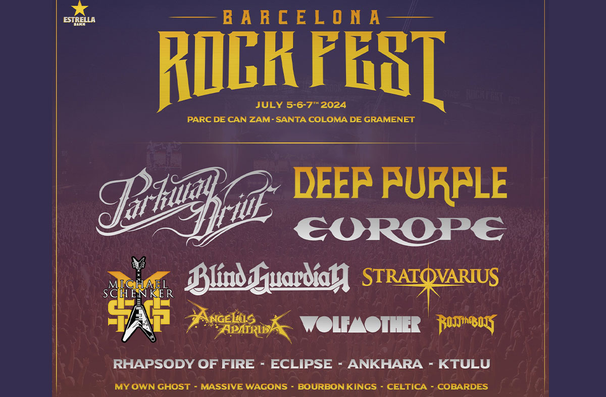 Barcelona Rock Fest 2024 anuncia las primeras bandas