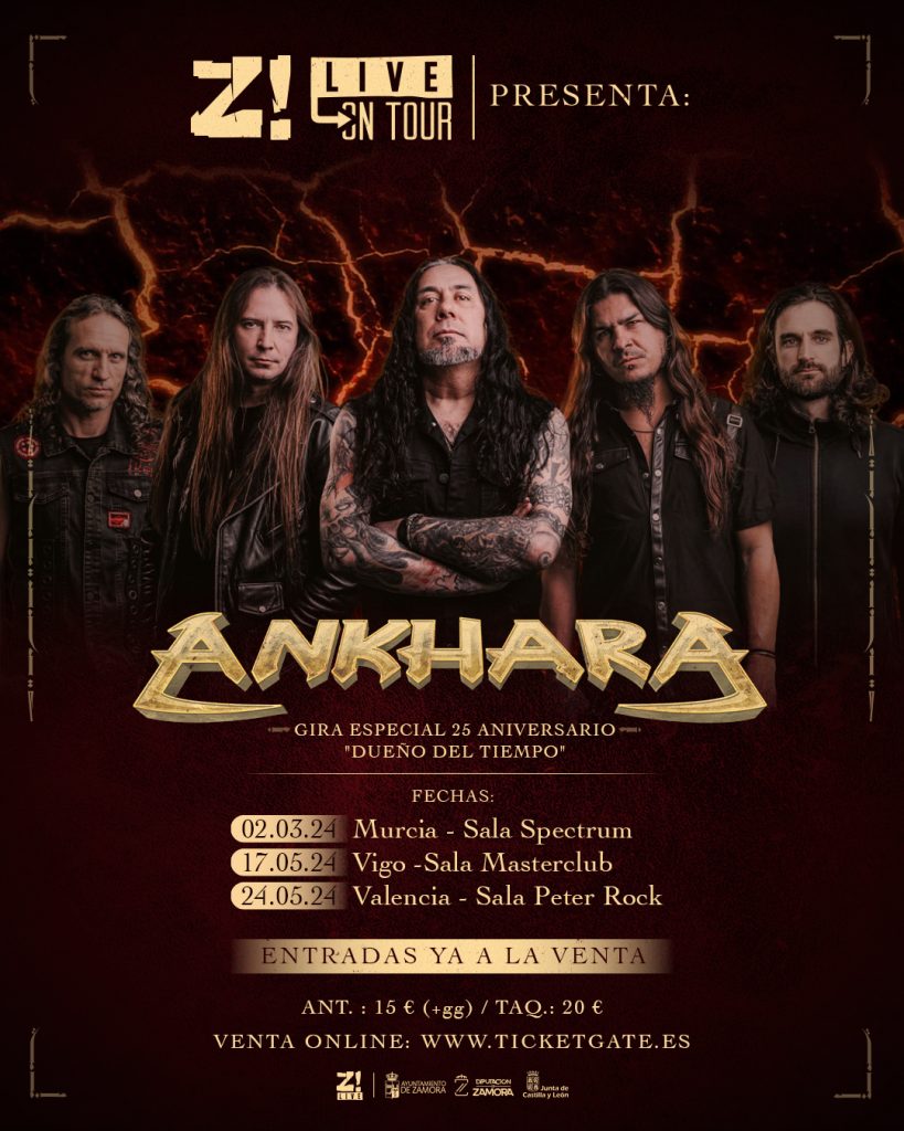 Zlive on tour ankhara gira 25 aniversario dueno del tiempo - rock and blog