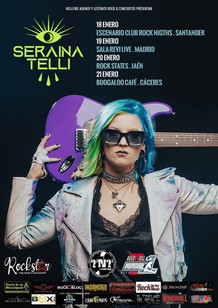Seraina telli gira 2024 - rock and blog