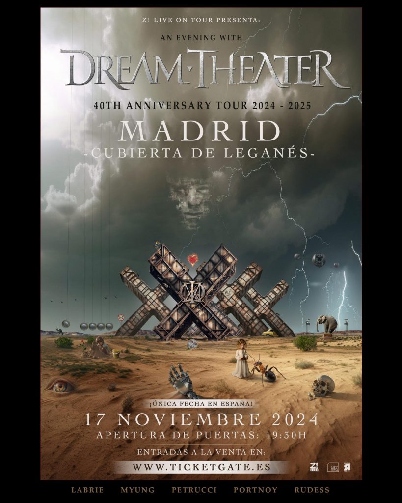 Cartel dream theater z on tour - rock and blog