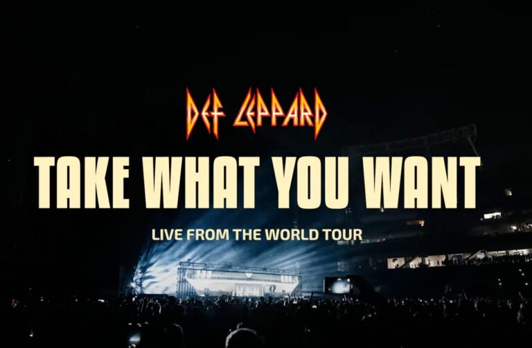 DEF LEPPARD vídeo en directo de «Take What You Want»