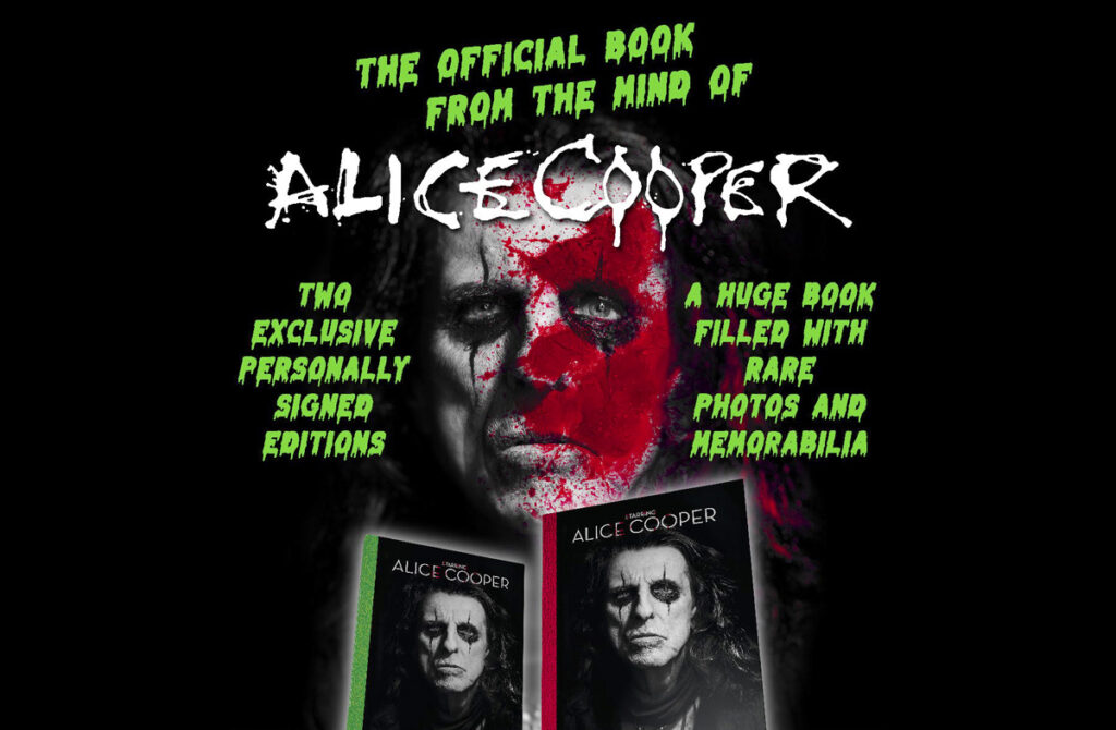 "Starring Alice Cooper" libro definitivo sobre el Rey del Shock Rock