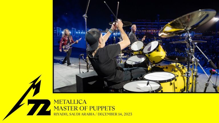 METALLICA Vídeo Pro de «Master Of Puppets» en Arabia Saudita