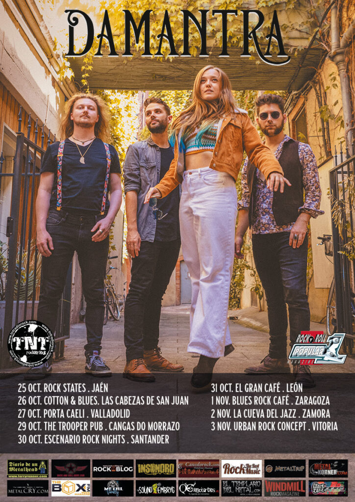 Los franceses DAMANTRA vuelven mañana de gira para presentar su nuevo álbum "Comet"