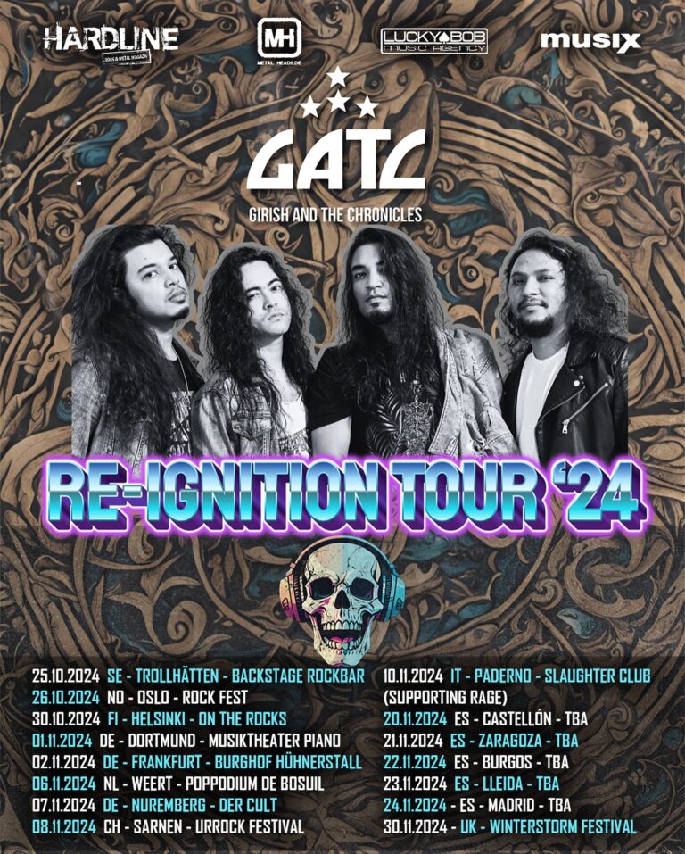 Girish and The Chronicles «Re-Ignition Tour 2024»: Fechas en España