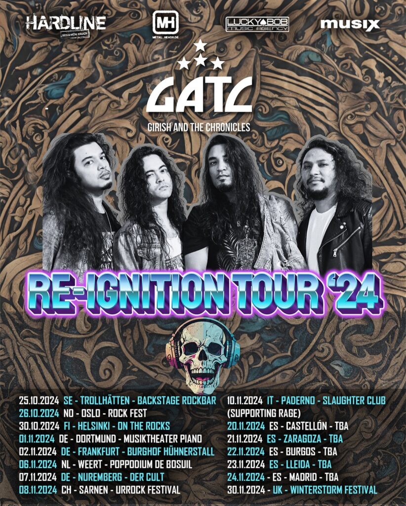 Girish and The Chronicles "Re-Ignition Tour 2024": Fechas en España