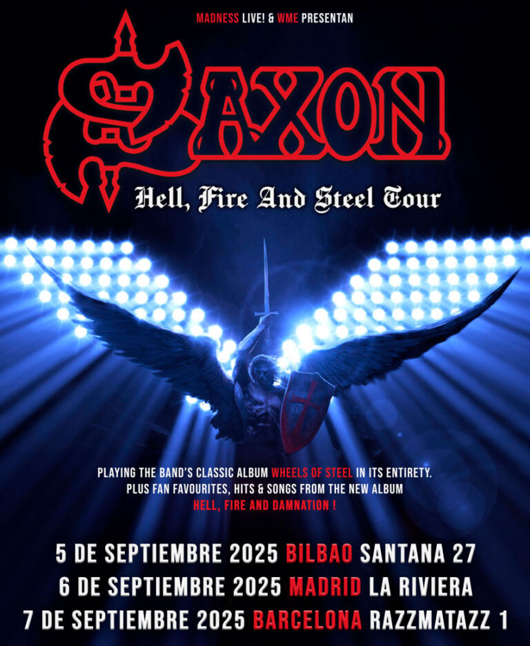Saxon Regresa a España en 2025: Celebrando 45 Años de ‘Wheels of Steel’