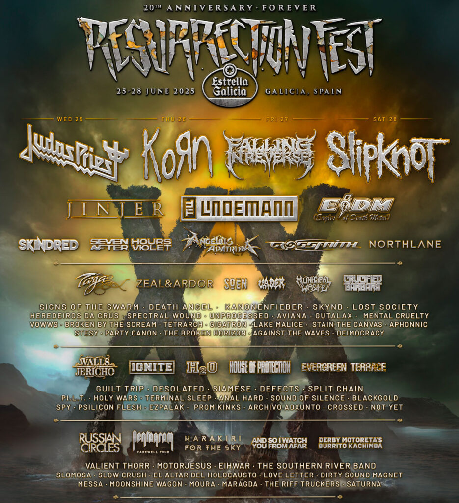 Cartel del Resurrection Fest Estrella Galicia 2025