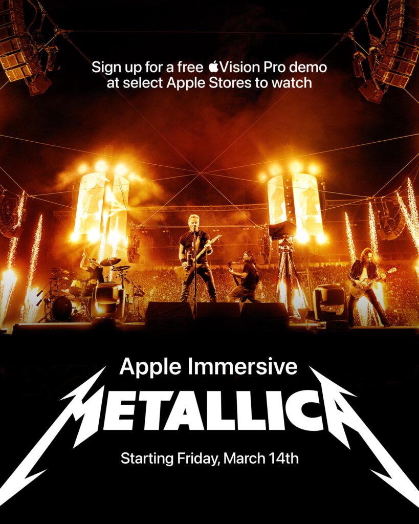 Metallica ha anunciado su primer concierto inmersivo, titulado simplemente "Metallica"