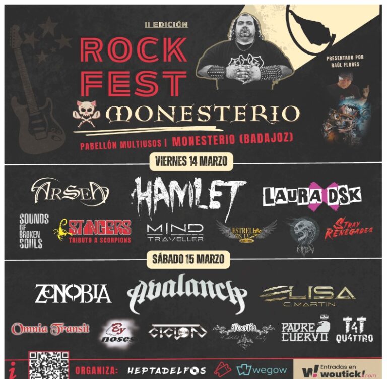 Monesterio Rock Fest: ¡Todos los detalles de la Segunda Edición!