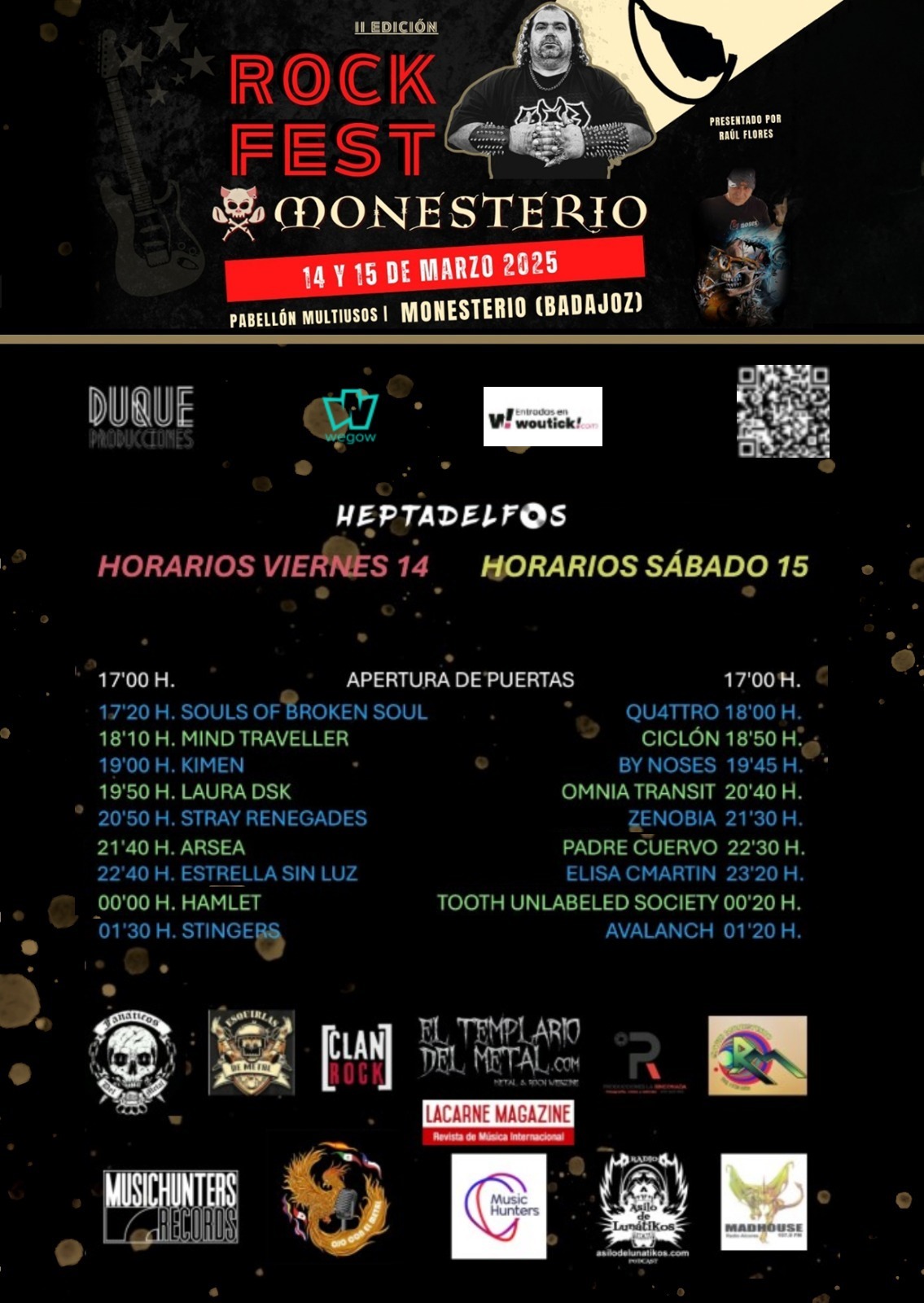 Monesterio Rock Fest: ¡Conoce los Horarios de la Segunda Edición!