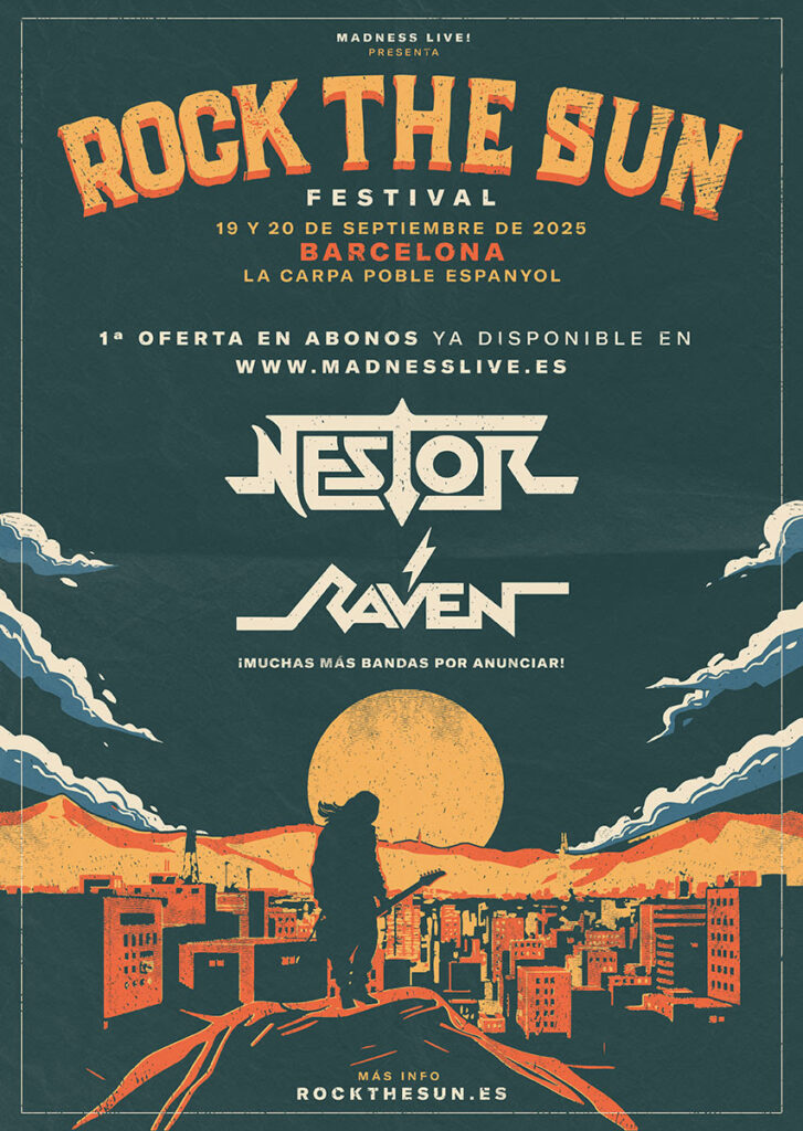 Rock The Sun: Un nuevo festival de Hard Rock aterriza en Barcelona en 2025