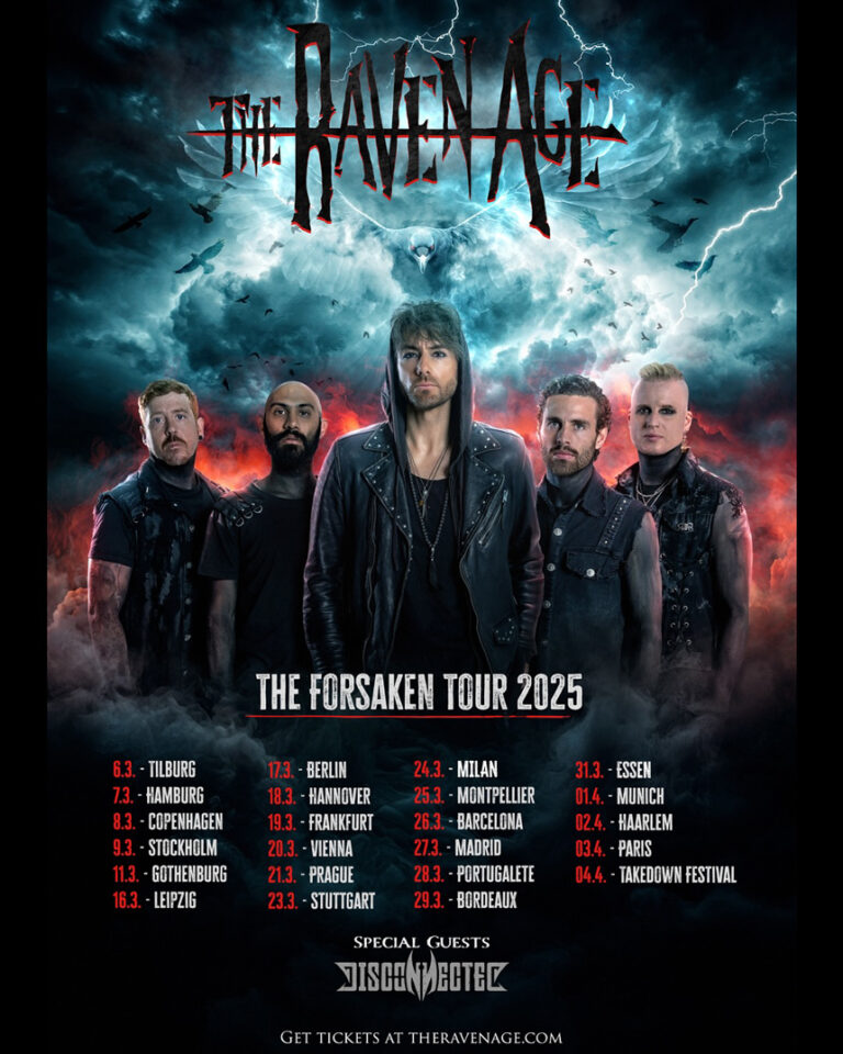 ¡THE RAVEN AGE inicia su gira europea!