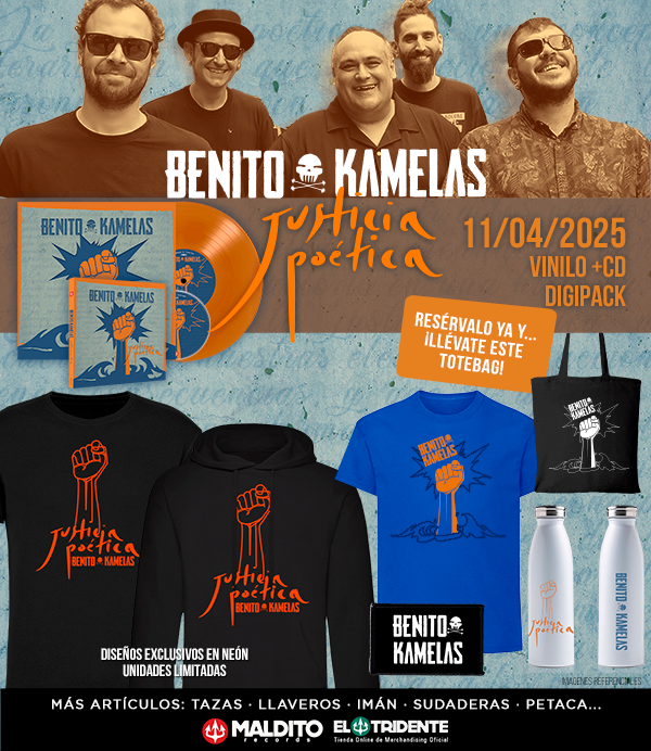 Benito Kamelas estrena ‘Vida Loca’, un adelanto de su nuevo álbum ‘Justicia Poética’