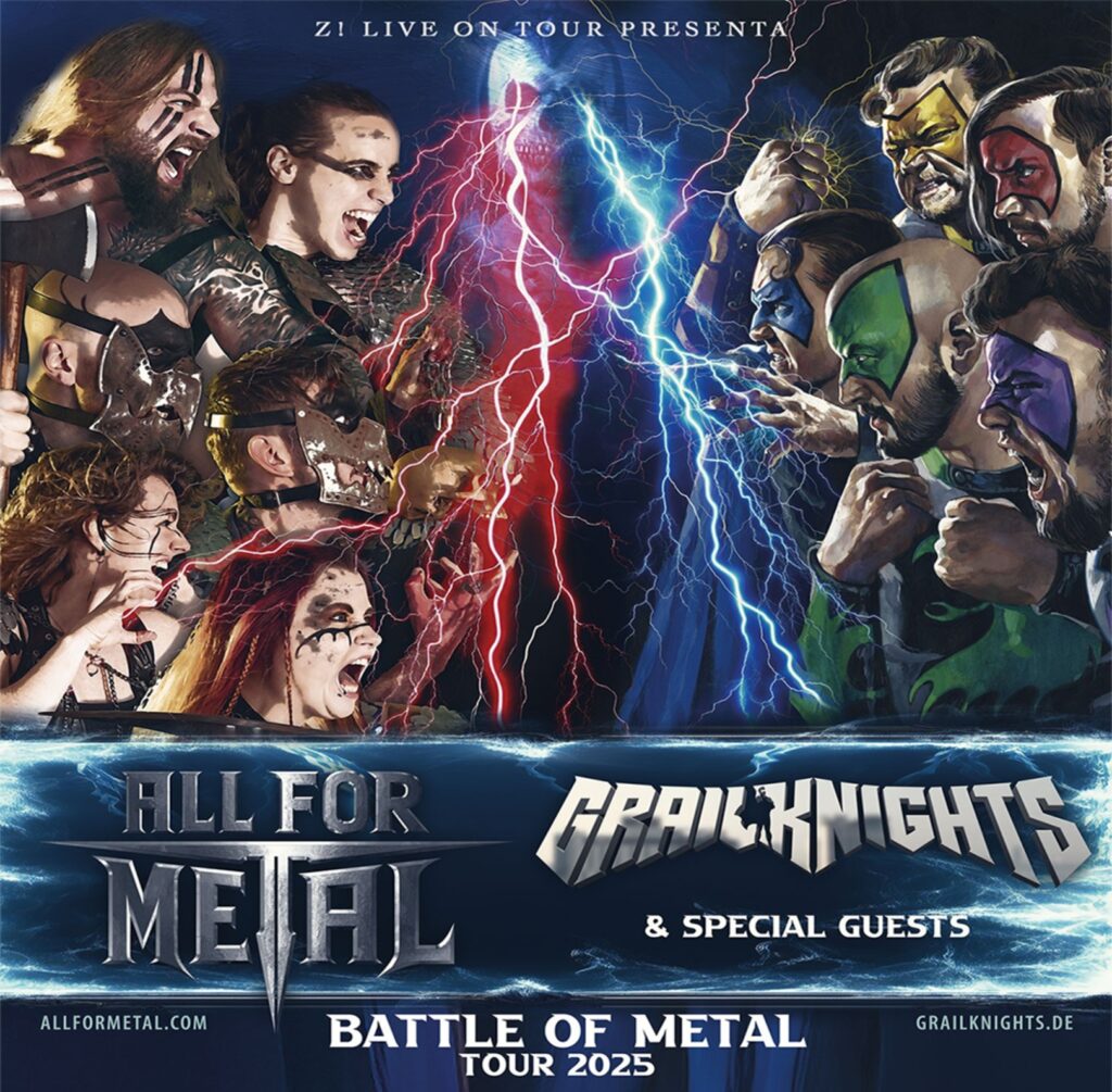 ALL FOR METAL y GRAILKNIGHTS unen fuerzas en una gira de alto voltaje