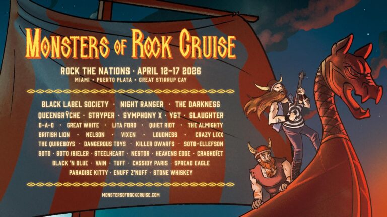 El Monsters Of Rock Cruise 2026 nos muestra su Line-Up