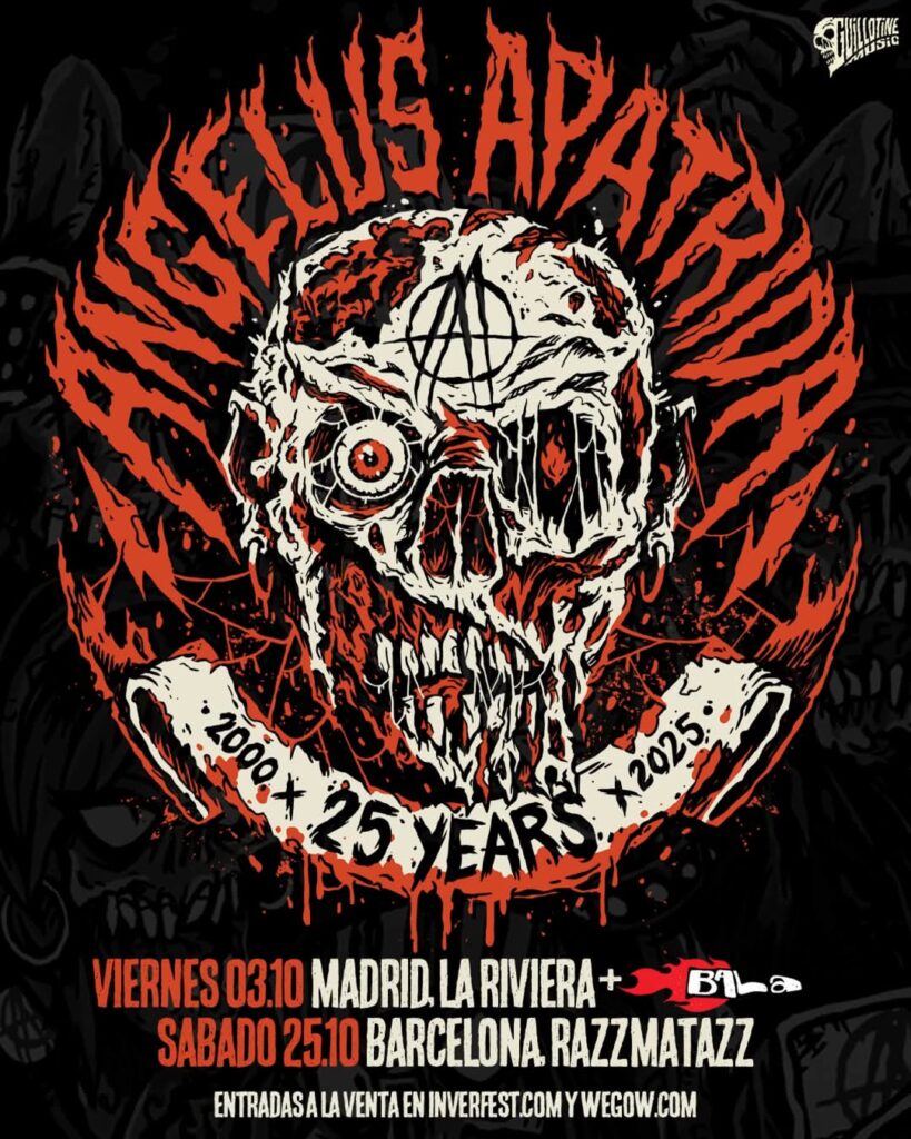 ANGELUS APATRIDA celebra su 25 aniversario con dos conciertos muy especiales en Madrid y Barcelona