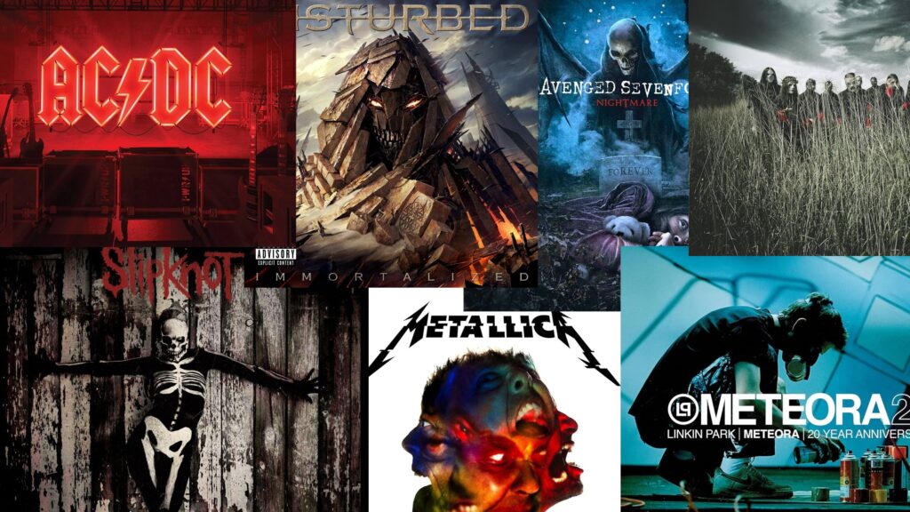 Los álbumes de rock y metal han llegado al Nº1 en este siglo