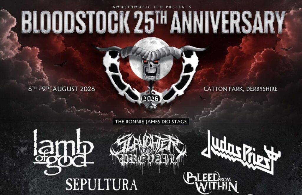 ¡Bloodstock 2026: ¡25 Años de Metal Extremo! Lamb of God, Judas Priest y más!