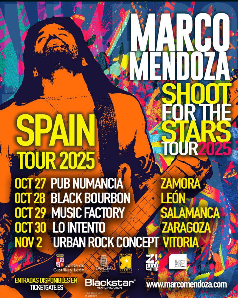 Marco Mendoza anuncia su gira española 2025 con conciertos íntimos