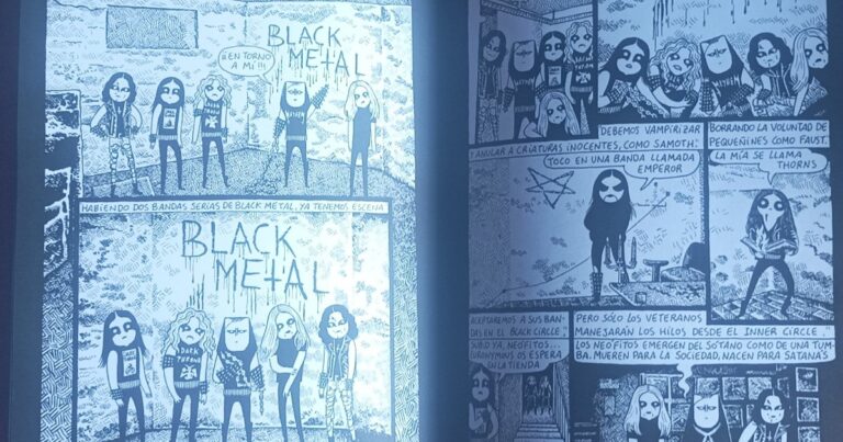 Crítica: “Black Metal” de Magius, una novela gráfica imprescindible